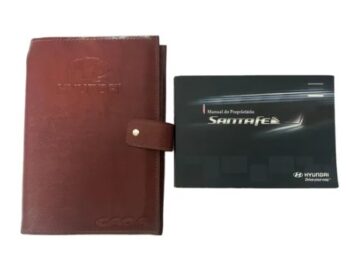 MANUAL DE PROPRIETARIO SANTA FE 3.3L -ORIGINAL  D2WO-PB36B R$350,00